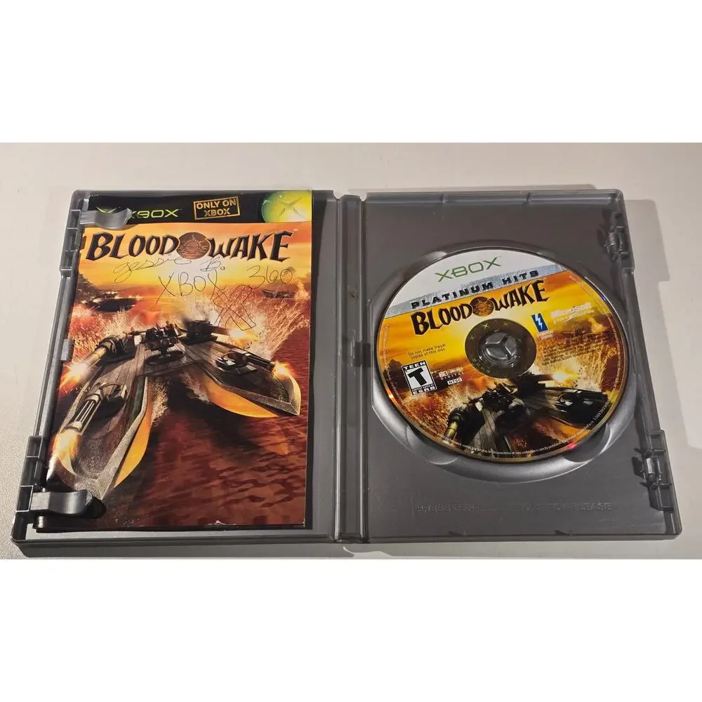 Blood Wake Platinum Hits Original Xbox Game CIB Complete